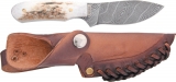 Silver Stag Twist Damascus Steel Knife DST27