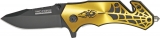 Tac Force Misc Rescue Linerlock Yellow. - TF553YS
