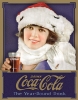 Tin Signs Tin Sign Coke Winter Girl. - TSN1690