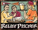 Tin Signs Tin Sign Relief Pitcher. - TSN1730