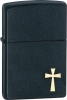 Zippo Faith Cross Lighter Black Matte ZO24721