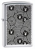Zippo Playboy Lighter Black And White Circles
