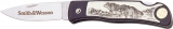 Smith and Wesson S&W Scrimshaw Lockback Wolf. - SW380N
