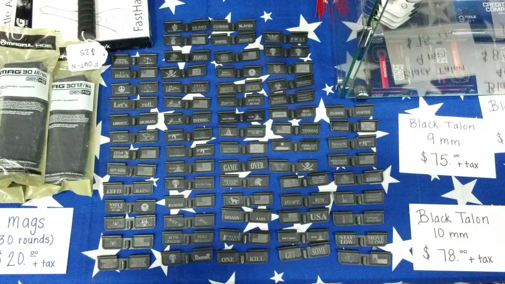 Laser engraved AR-15 Ejection Port Cover Doors