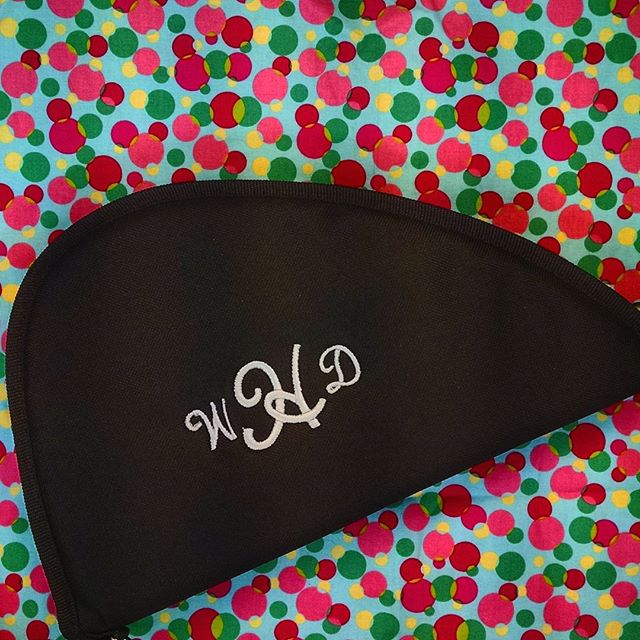 Embroidered Pistol Case. Personalized just for you- monogram it or initial it!

#embroideredcase #monogrammed #personalizedcase #pistolcase