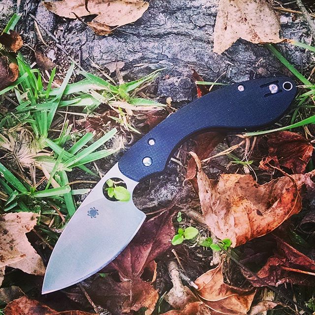 Spyderco Ouroborus Knife C207GP. It stands for a snake swallowing it's tail- an emblem of infinity. The curves in this handle represent that. Blade made of VG-10 steel from Seki-City Japan

#spyderco #spydercoknives #infinity #ouroborus #C207GP