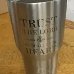 Trust in the Lord Laser Engraved RTIC Tumbler