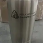 RTIC Cup with logo Laser Engraving for forestry services company