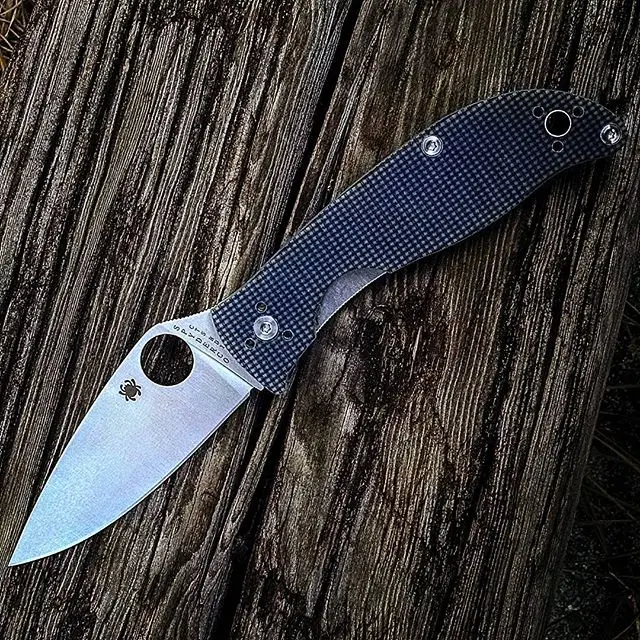 The Spyderco Polestar C220GPGY. It features a gray handle that has G-10 scales and a 3inch plain edge blade. 
#spyderco #sydyercoknives #polestar #c220gpgy #gray #handle #plain #edge #3inch #g10scales