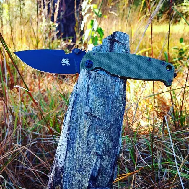 DPx Hest 2.0 Olive Drab folding knife with adjustment tool DPHSF005 right hand configuration. #dpx #folding #knife #2.0 #olive #DPHSF005