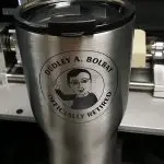 Retirement gift laser engraved RTIC tumbler