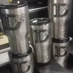 DeRidder Dragons Laser Engraving on RTIC Tumbler