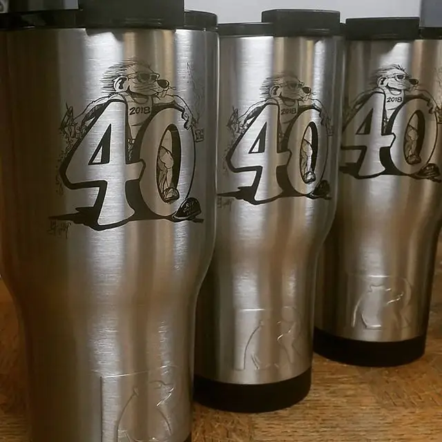 Laser engraving on RTIC tumbler for 4th Birthday 
#laserengraving #rtic #yeti #yeticoolers