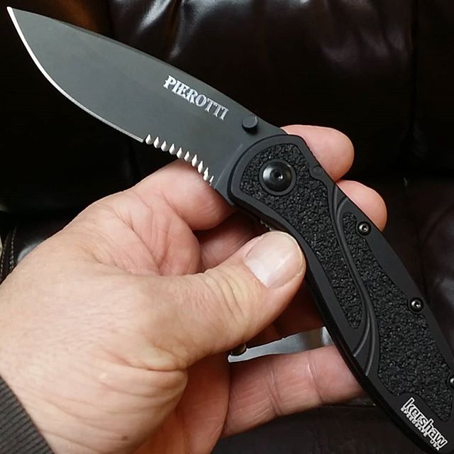 Laser engraving on this Kershaw Blur turned out NICE !!