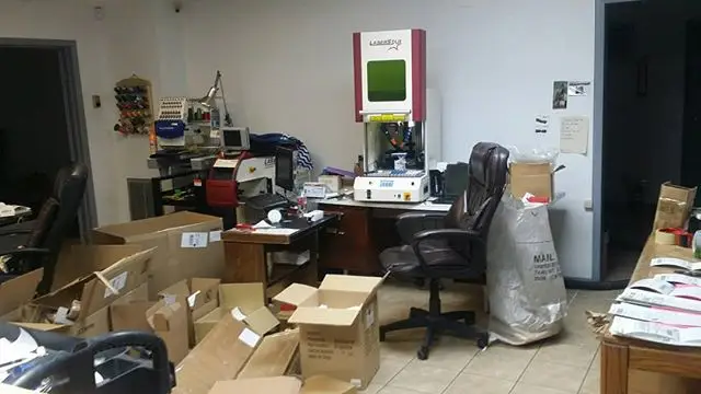 Our laser engraving room in the Black Friday / Cyber Monday aftermath.  We are putting in whatever hours it takes to make sure all of our customers are taken care of.

#thankyouforyourbusiness #customerservice #smallbusiness #familybusiness #wegotthis