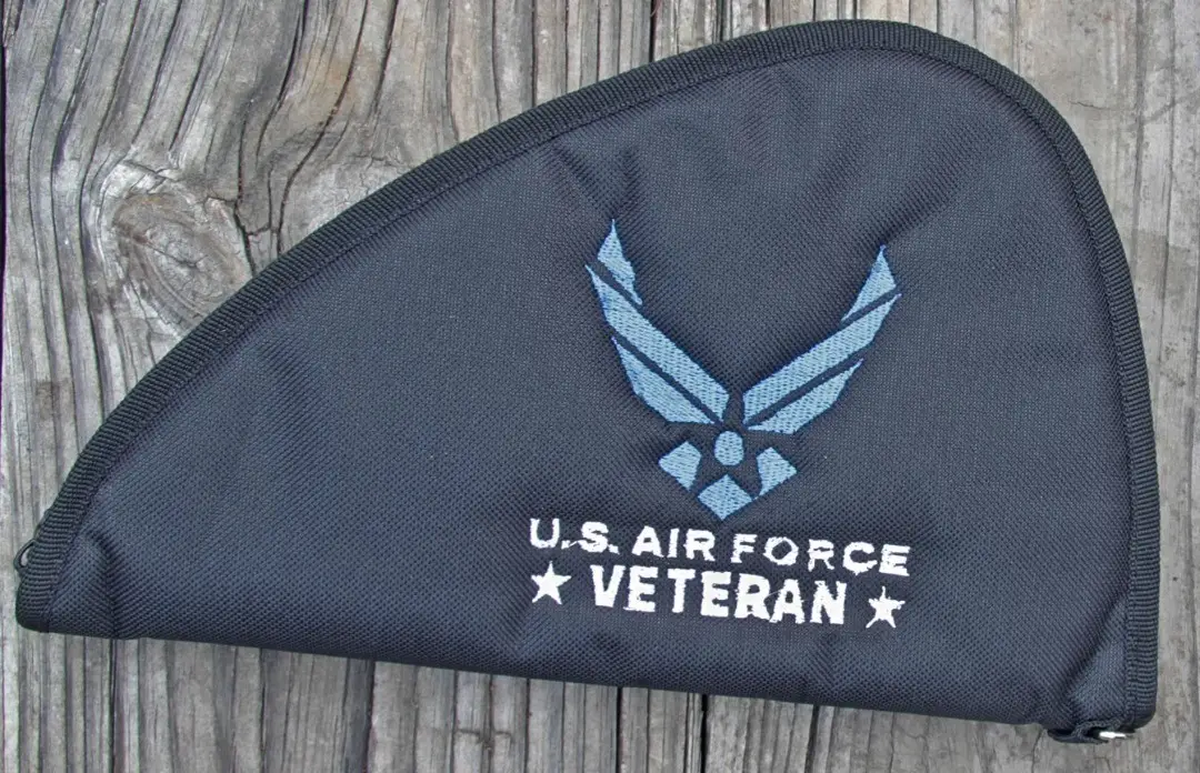 Air force logo design on a pistol case for one of our customers.  Thank you for your business! Get your pistol case at Hand-Tools.com.

#pistolcase #pistol #embroidery #personalize #personalizedgifts