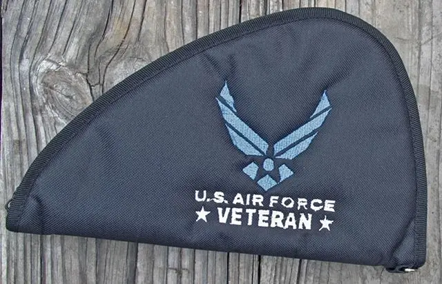 Air force logo design on a pistol case for one of our customers.  Thank you for your business! Get your pistol case at Hand-Tools.com.

#pistolcase #pistol #embroidery #personalize #personalizedgifts