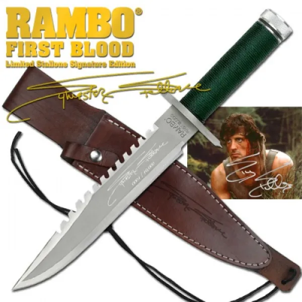 Master Cutlery Rambo I Sylvester Stalone Sig Knives -RB1SS