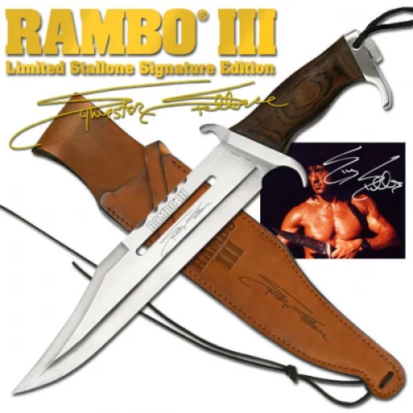 Master Cutlery Rambo Iii Sylvester Stalone Si Knives -RB3SS