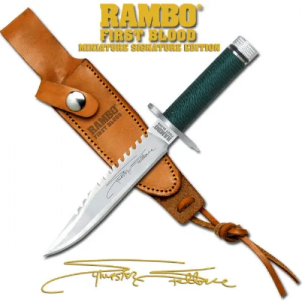 Master Cutlery 5.75mini Rambo I Syl Stal-sig Knives -RBM1SS
