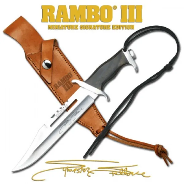 Master Cutlery 7 Mini Rambo Iii Syl Stal-sig Knives -RBM3SS
