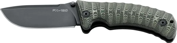 Fox Folding Hunter-green Micarta knives 01FX130MGT