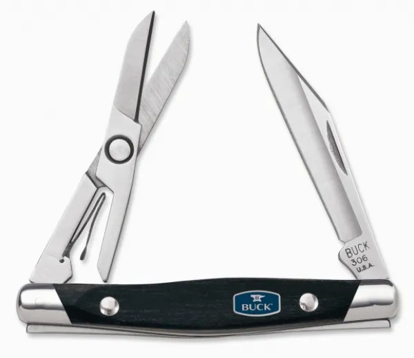 Buck 3631 Duet Charcoal Dymondwood Knife 0306GYM