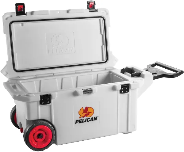 Pelican 80 Qt White Wheeled Cooler cases 06523