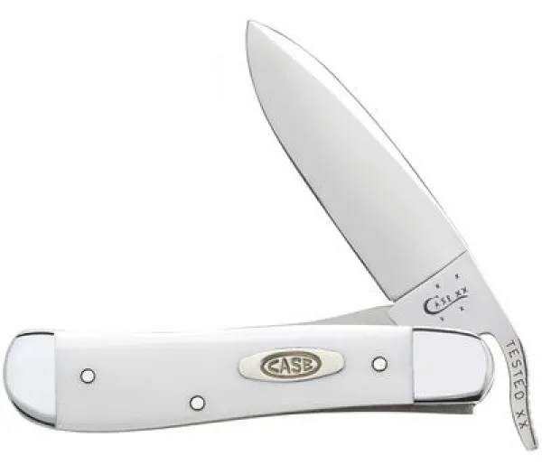 Case Sm White Synthetic Russlock Knives 10002