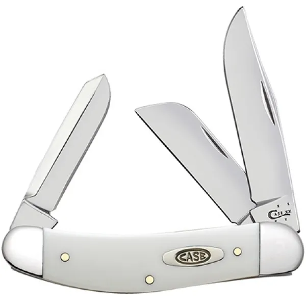 Case Sm White Synthetic Sowbelly Knives 10011