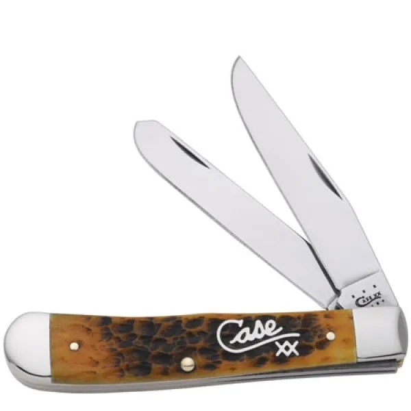 Case Trapper Goldenrod Bone Knives 10128