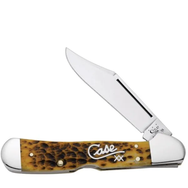 Case Copperlock Goldenrod Bone Knife 10129