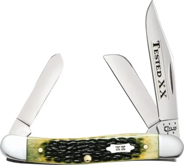 Case Ss Olive Stockman (6344) Knives 10263
