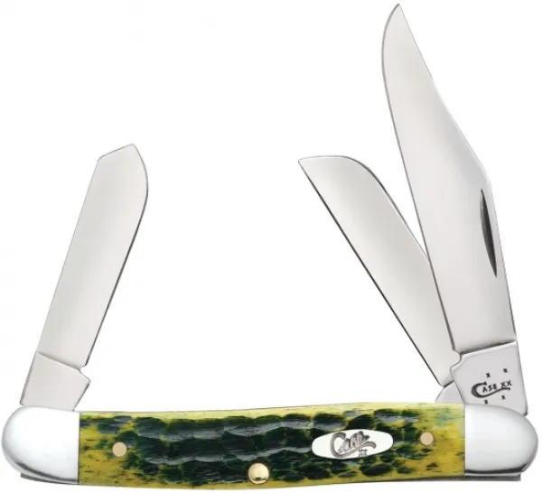Case Green Apple Bone - Standard Jig Stockman (6347 SS) Knives 10283
