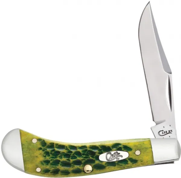 Case Green Apple Bone - Standard Jig Saddlehorn (TB61110 SS) Knives 10286