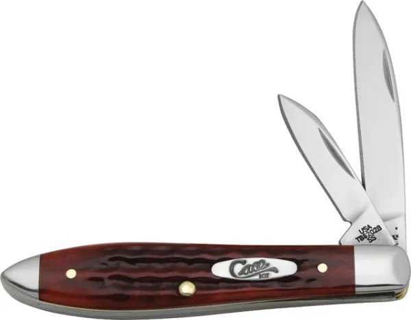 Case Pocket Wrn Old Red Bn Teardrop Knives 10302