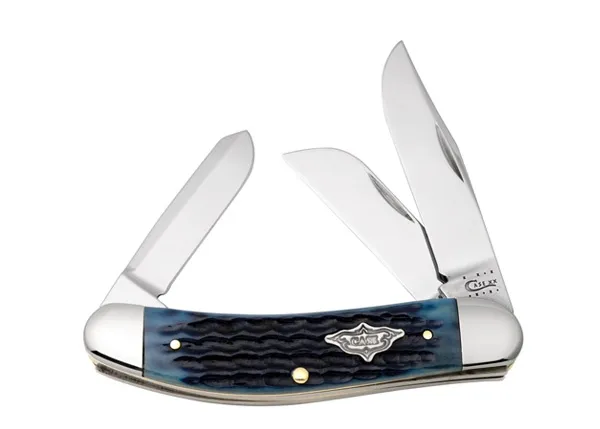 Case Calypso Blue Bn Sowbelly Knives 10330