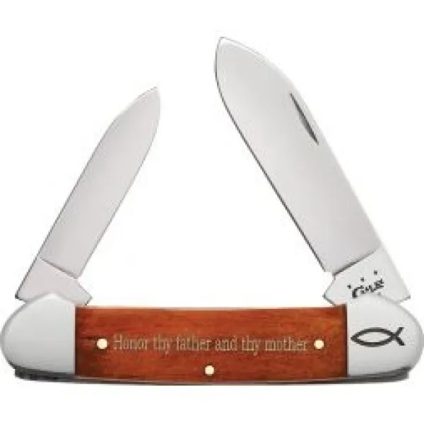 Case V Command Sm Chest Canoe Knives 10353