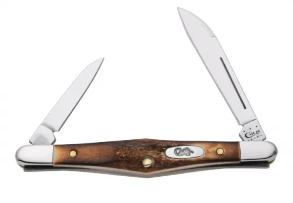 Case 52156ss Burnt Stag Tuxedo Knives 10401