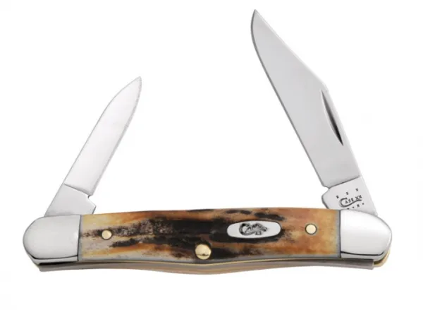 Case 5208SS Burnt Stag Half Whittle 10402