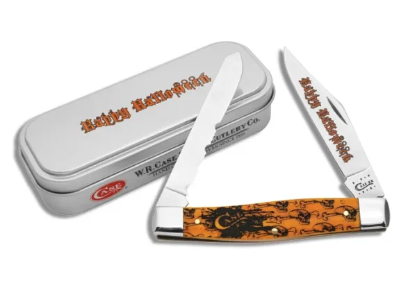 Case Halloween Sm Orange Moose Knives 10518