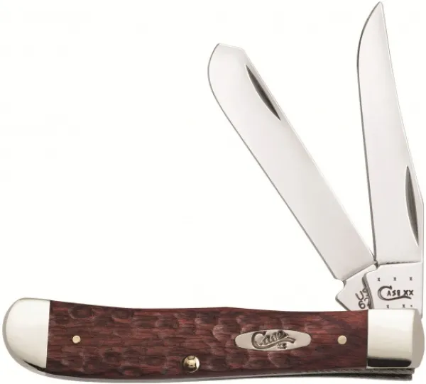 Case Jigged Rosewood Trapper Knife CA1057
