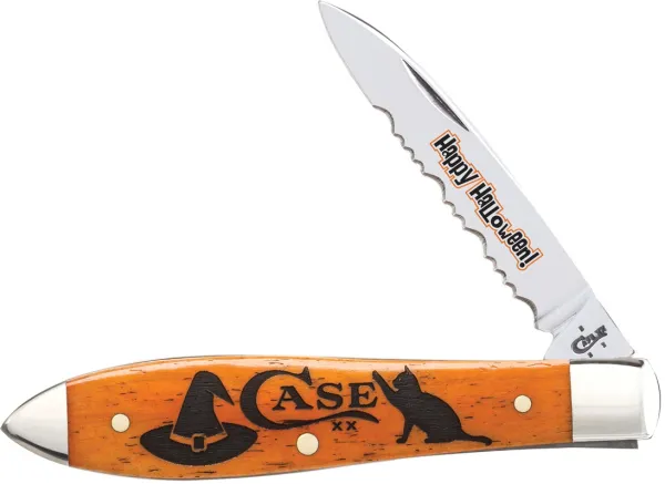 Case Halloween-sm Per Orng Tear Drp Knives 10573