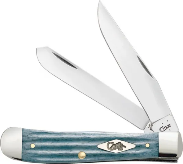 Case 2nd Cut Gray Bone Trapper Knives 10665