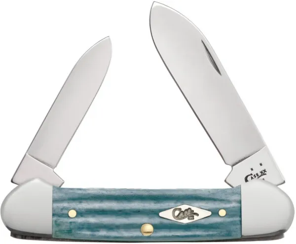 Case 2nd Cut Gray Bn Canoe Knives 10672