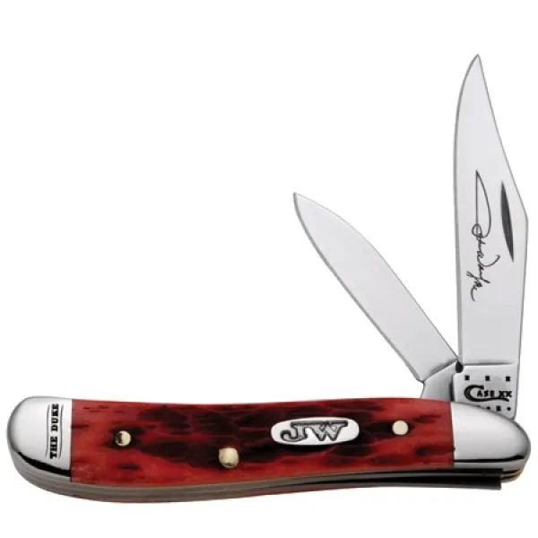 Case Jw Peanut Dk Red Bone Knives 10683
