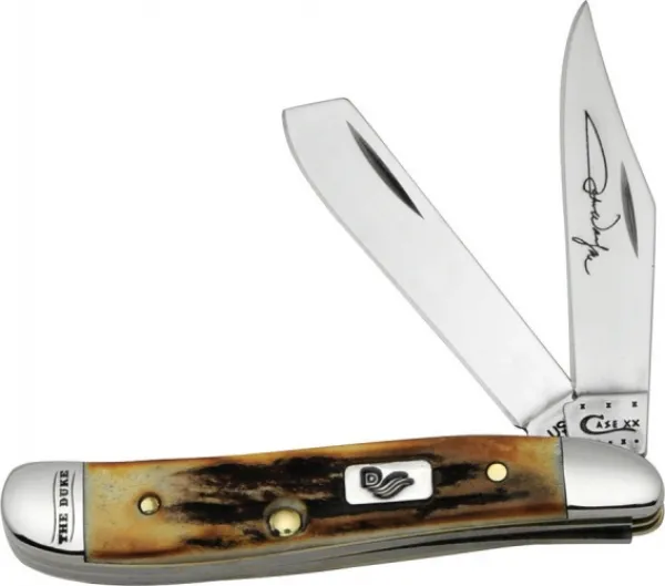 Case Jw Burnt Stag Trappernut Knives 10690