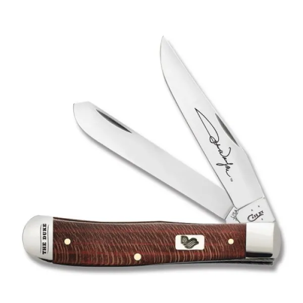 Case Jw-sm Rd Syc Wood Trapper Knives 10692