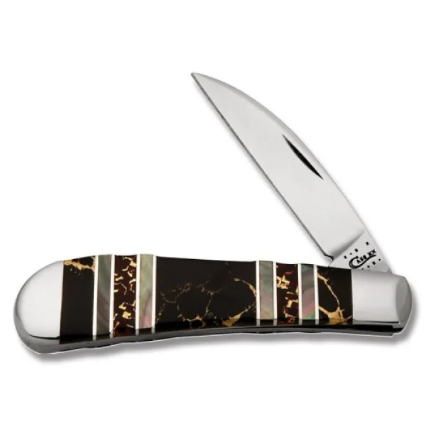 Case Blk Aztec Sway Back Gent Knives 11064