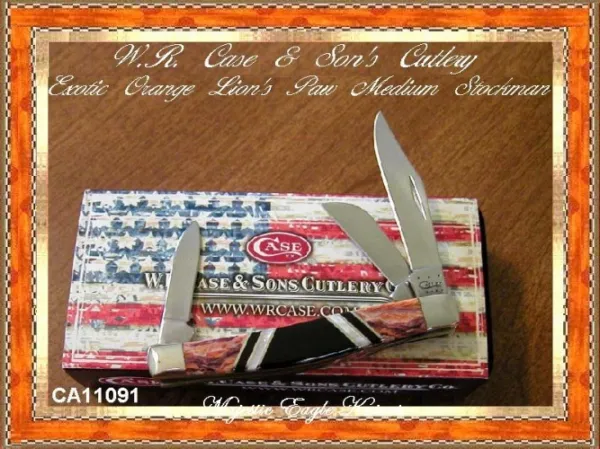 Case Lions Paw Medium Stockman Knives 11091